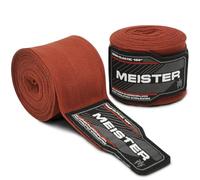 Meister Bandes Semi-Élastiques Adulte de 180 Pouces (457 cm) pour MMA & Boxe (Paire) - Marron