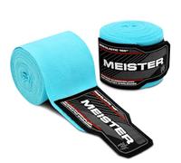 Meister Bandes Semi-Élastiques Junior de 108" (274 cm) pour MMA et Boxe (Paire) - Turquoise