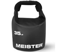 Meister BEAST Kettlebell de sable portable - Sac de sable souple - 15,9 kg - Noir