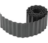 Meister Bordure de pelouse Flexible Anthracite 9957130-9 m de Long et 15 cm de Hauteur - en Plastique résistant aux Chocs - Montage Facile - Barrière fiable pour Racines/Bordures de Gazon/parterres