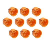 Meister cavity wall socket, deep flush-mount, pack of 10, orange, orange, 7464120
