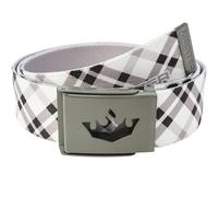 Meister Ceinture de Golf Web Player - Ajustable & Réversible - Carreaux Modernes