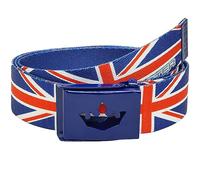 Meister Ceinture de Golf Web Player - Ajustable & Réversible - Union Jack