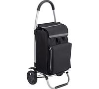 Meister Chariot de courses - 56 litres - Roues extra larges - Avec compartiment réfrigérant - Sac amovible et imperméable/Chariot pliable/Chariot de courses / 6816800