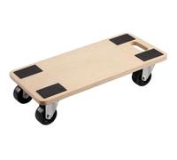 Metafranc Chariot de transport WU0822120 contreplaqué Charge 500 kg 4 roulettes pivotantes