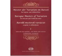 Meister Der Variation Im Barock Für Sopran- Und Al / Recueil