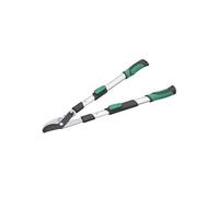 Meister 9769200 Coupe-branches avec lame de dérivation - Poignées 2K - Fonction télescopique - Revêtement antiadhésif - Convient pour bois tendre et bois frais/sécateur/sécateur/sécateur /