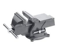 Étau Meister - rotatif - envergure de 125 mm - mâchoires en acier de haute qualité - fixation sûre des pièces/étau de table avec mâchoires de protection/étau en fonte solide/ 5144500