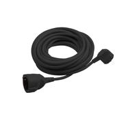 Meister extension de mise la terre 10 m de câble, noir, IP20