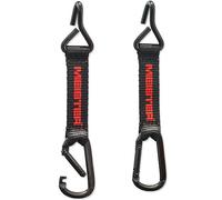 Meister Hang-Tough Lot de 2 crochets de clôture pour baseball, softball, tennis et camping Noir