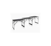 Meister Table multifonction 4357760 – aluminium, hauteur réglable, à tapisser – lot de 3 pièces