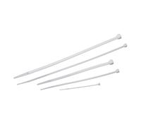 Meister liens câble blanc assortiment, 250 pi?ces, tailles 100/200/300 mm