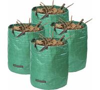 Meister Lot de 4 sacs de jardin de 272 litres - Autoportants avec poignées - Sac à déchets de jardin pour feuilles, coupes vertes et mauvaises herbes