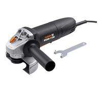 Meister Meuleuse d'angle 500 W, WS500-115M - Diamètre du disque : 115 mm - Blocage de broche - Capot de protection réglable - Poignée supplémentaire/meuleuse à tronçonner pour béton, pierre et acier