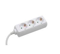 Meister multiprise 3 fois, 5 m, blanc, IP20