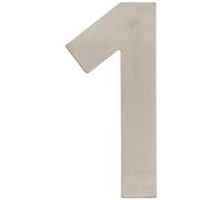 Meister - Numéro de maison - En inox - Design 3D - Excellente lisibilité - Possibilité de combiner chaque numéro - Signalétique pour mur, porte et portail, 424007