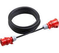 Meister Rallonge CEE - 10 m - Câble en Caoutchouc de qualité supérieure - H07RN-F5G - 1,5 mm² - 16 A - 400 V - IP44 extérieur - Câble d'alimentation pour Chantiers de Construction et commerciaux -