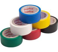 Meister Ruban isolant 3,3 m x 19 mm Lot de 6 couleurs assorties 8632010