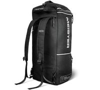 Meister Sac de sport convertible ventilé - Idéal à transporter, V2.0 Noir, 26" x 12" x 12", Sac à dos convertible sac de sport