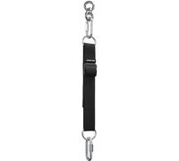 Meister Sangle d'extension de montage avec émerillon et mousquetons pour accrocher des sacs lourds - 20,3 cm - 96,5 cm - Noir
