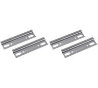 Meister schrankaufhänger 350586 galvanisé pour rail (Lot de 2)
