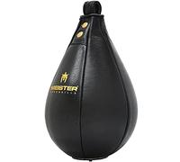 Meister SpeedKills Sac de Vitesse en Cuir avec Poche en Latex léger - Noir - Taille L (26,7 x 17,8 cm) (26,7 x 17,8 cm)