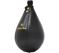Meister SpeedKills Sac de Vitesse en Cuir avec Poche en Latex léger Noir Taille M 24,1 x 15,2 cm