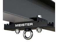 Meister Support de Suspension pour Sacs Lourds de Boxe et MMA, Sangles de Suspension et plafonniers - Noir - 8,9 cm - 14 cm