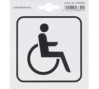 Meister Symbole/autocollants/signalisation adhésives Info Panneau/Plaque de porte/Interdiction enseigne/Enchère/Gewerbe étiquetage/terrain étiquetage fauteuils roulants