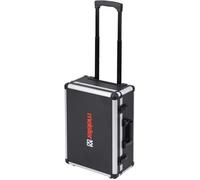 Meister Trolley à outils vide Alu 46x35x19cm – 15+6 compartiments, poignée extensible, 2 roulettes
