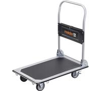 Meister Werkzeuge 8985530 Chariot plateforme pliable, avec espace de rangement