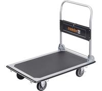 Meister Werkzeuge 8985540 Chariot plateforme pliable, avec espace de rangement