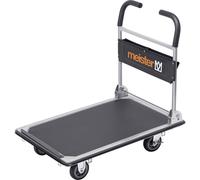 Meister Werkzeuge 8985630 Chariot plateforme pliable, avec espace de rangement