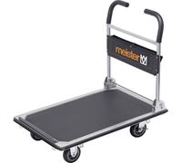Meister Werkzeuge 8985630 Chariot plateforme pliable, avec espace de rangement acier Charge max: 300 kg