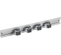 Meister Werkzeuge WU9953160 Barre de support d'appareil à pince fixe, 5 pièces (L x l) 500 mm x 60 mm 1 set