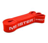 Meister X Band Bande de Résistance Largeur Confort 41" x 2" - Bandes Boucles Extra Larges Premium - Extra Forte/Rouge