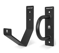 Meister XSteel Kit de Fixation Murale pour Corde de Combat avec Ancre et Crochet de Rangement Noir Mat