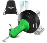 Meisterfaktur Furet Déboucheur Canalisation [7.5m] - Fonction Automatique - Furet Plomberie Idéale avec Poussée Automatique - Spirale de Nettoyage de Tuyaux pour Vrais Bricoleurs !