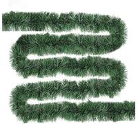 Meisterhome® Guirlande de Noël artificielle de qualité supérieure - Vert - 5/10 m de long - Guirlande branche de sapin - Décoration de Noël - Pour extérieur et intérieur (5 m)