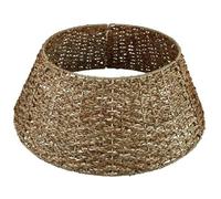 Meisterhome Modèle 3 - Jupe de sapin de Noël - En jonc de mer - Couleur naturelle - Diamètre : 60 cm - Pour support de sapin de Noël