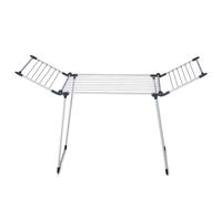 Meisterhome® Séchoir à linge extra stable avec des ailes pour les vêtements longs, séchoir à linge à ailes stable, longueur de la corde à sécher 19m