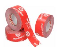 Meisterling Lot de 4 rouleaux de 60 mm x 25 m - Multi - Ruban adhésif 3D - UV Plus rouge - Déchirable à la main - Ruban adhésif flexible haute performance pour pare-vapeur et freins à vapeur, etc.