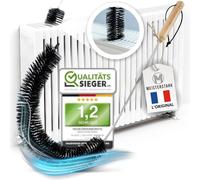 MEISTERSTARK Brosse Radiateur Longue 117cm I Brosse pour Radiateur sans Rayures I Plumeau Radiateur avec Poils en Nylon Flexible I Brosse de Nettoyage Radiateur pour Un Air Ambiant Agréable