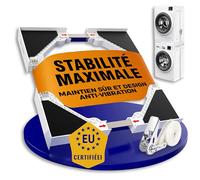 MEISTERWERK - Cadre Intermédiaire Universel Ajustable - (Certifié Ue) Kit De Superposition Pour Lave-Linge Et Sèche-Linge