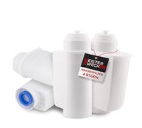 MEISTERZWECK4U - Lot de 4 filtres à eau de rechange pour machines à café Siemens EQ-Series, Supresso & Bosch - Système de filtration Brita Intenza - Cartouche filtrante pour protection contre le