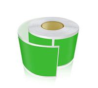 Meitaat Lot de 300 autocollants rectangulaires verts - 5 x 7,6 cm - Code couleur - Étiquettes de déménagement - Amovibles