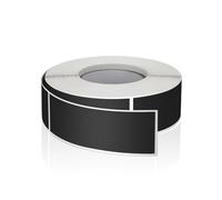 Meitaat Lot de 500 autocollants rectangulaires noirs - 7,6 x 2,5 cm - Code couleur - Étiquettes de déménagement - Amovibles