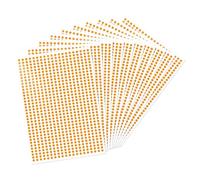 Meitaat Lot de 7000 pastilles adhésives rondes en vinyle orange de 6,3 mm pour code couleur