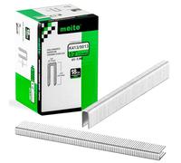 meite Agrafes à Couronne Étroite 5,7 x 13 mm, Galvanisées Agrafes Type 90/13 mm, pour Agrafeuses Électriques ou Pneumatiques, Lot de 8 000 Pièces