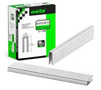 meite Agrafes à Couronne Étroite 5,7 x 19 mm, Galvanisées Agrafes Type 90/19 mm, pour Agrafeuses Électriques ou Pneumatiques, Lot de 4 000 Pièces
